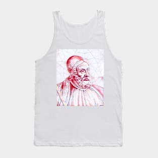 Al Tabari Portrait | Al Tabari Artwork | Line Art Tank Top